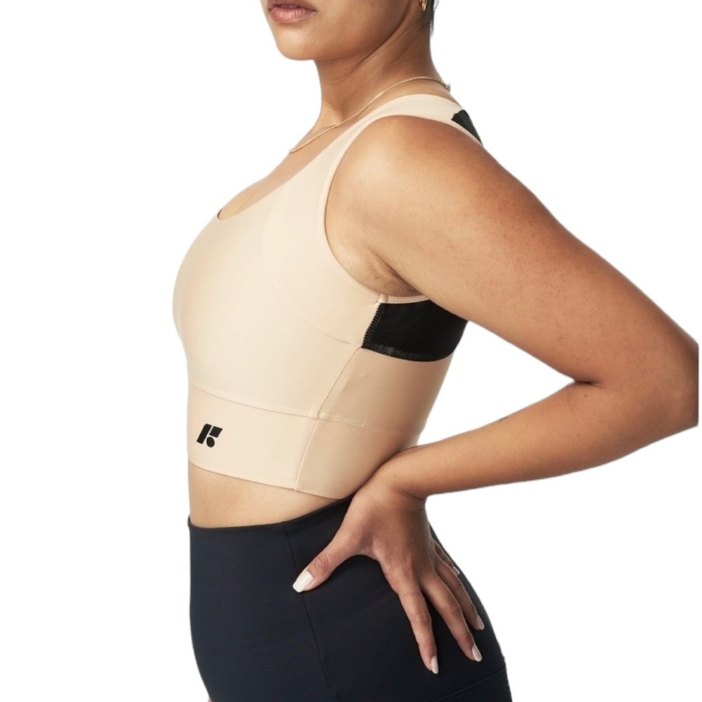 NWT Forme Science Power Bra In Tan/Black Size Medium Posture Correcting